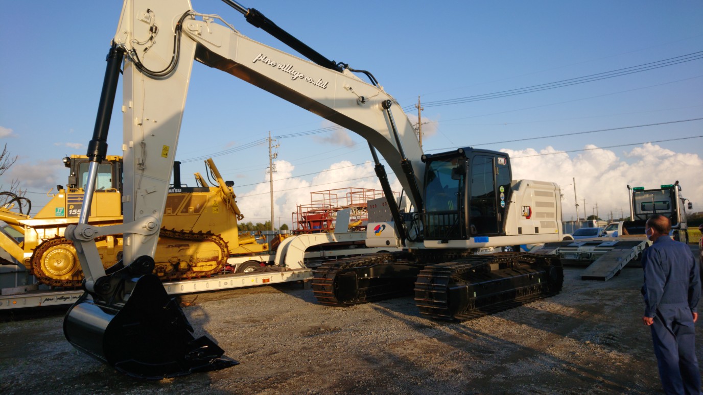 CAT330新車　納車式