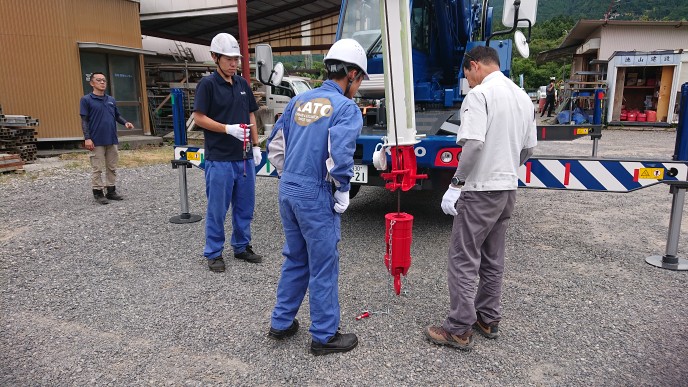 カトウラフタークレーン新車納車式